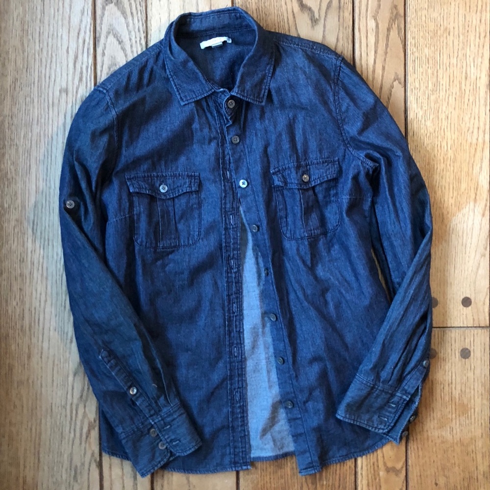 JCREW denim button up shirt